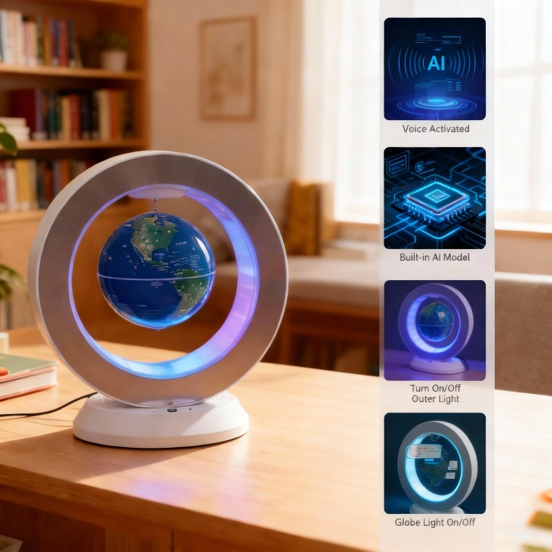 공중부양 지구본 블루투스 스피커 플로팅 램프 가정 사무 - Office Tech Gifts For Men 리뷰 및 가격
